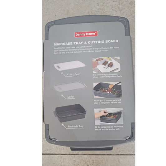 Danny Home Marinade Storage With Cutting Board