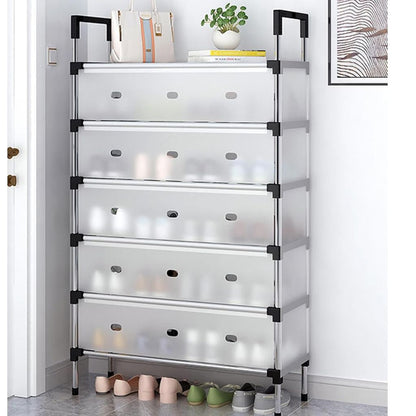 6 Layer Shoe Rack With Cover