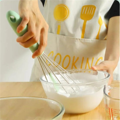 Stainless Steel Whisk With Scraper