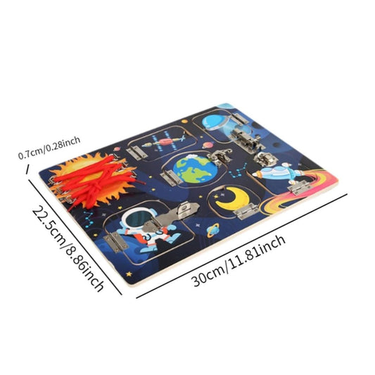 Wooden Fun Busy Board