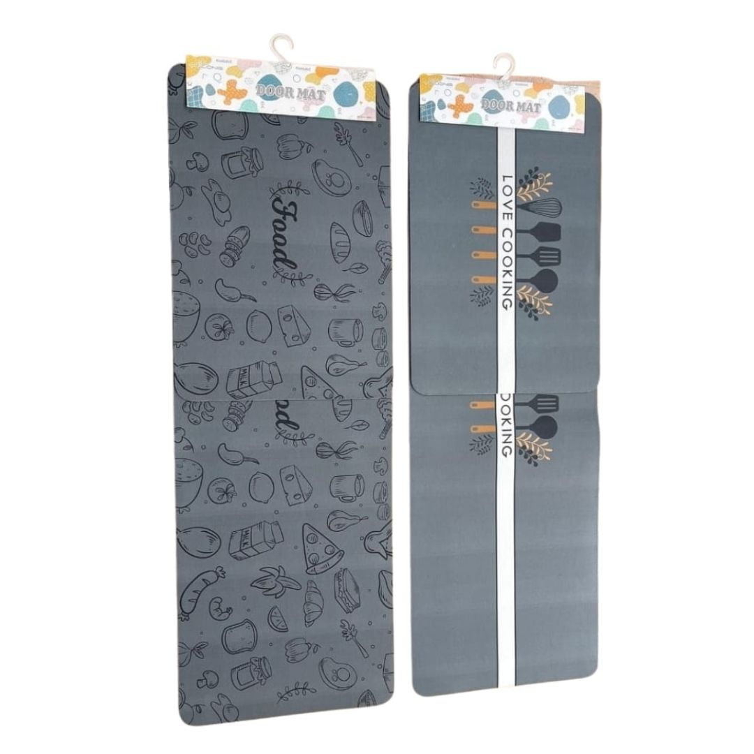 2pc Rubber Kitchen Mat