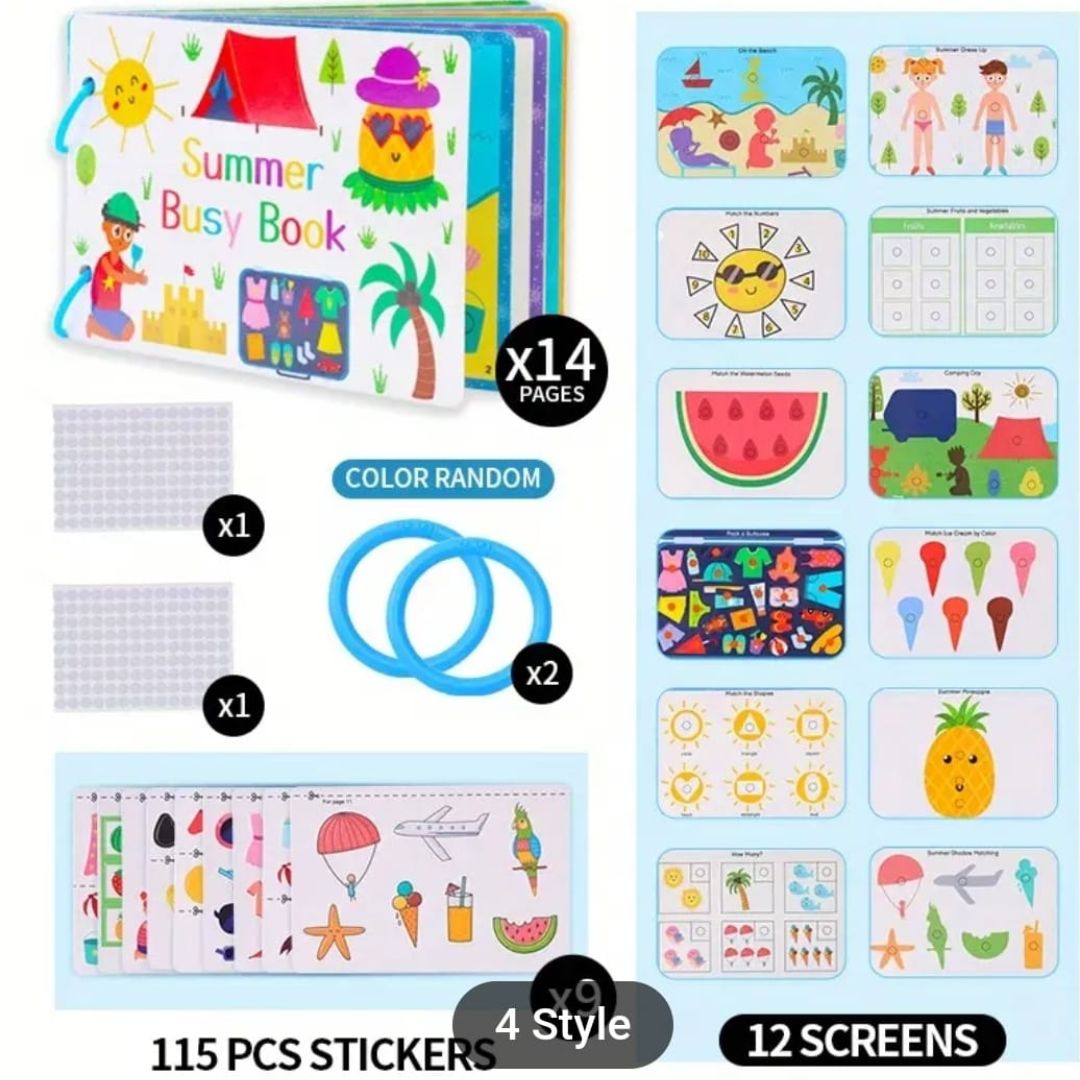 Kids Sensory Season Book
