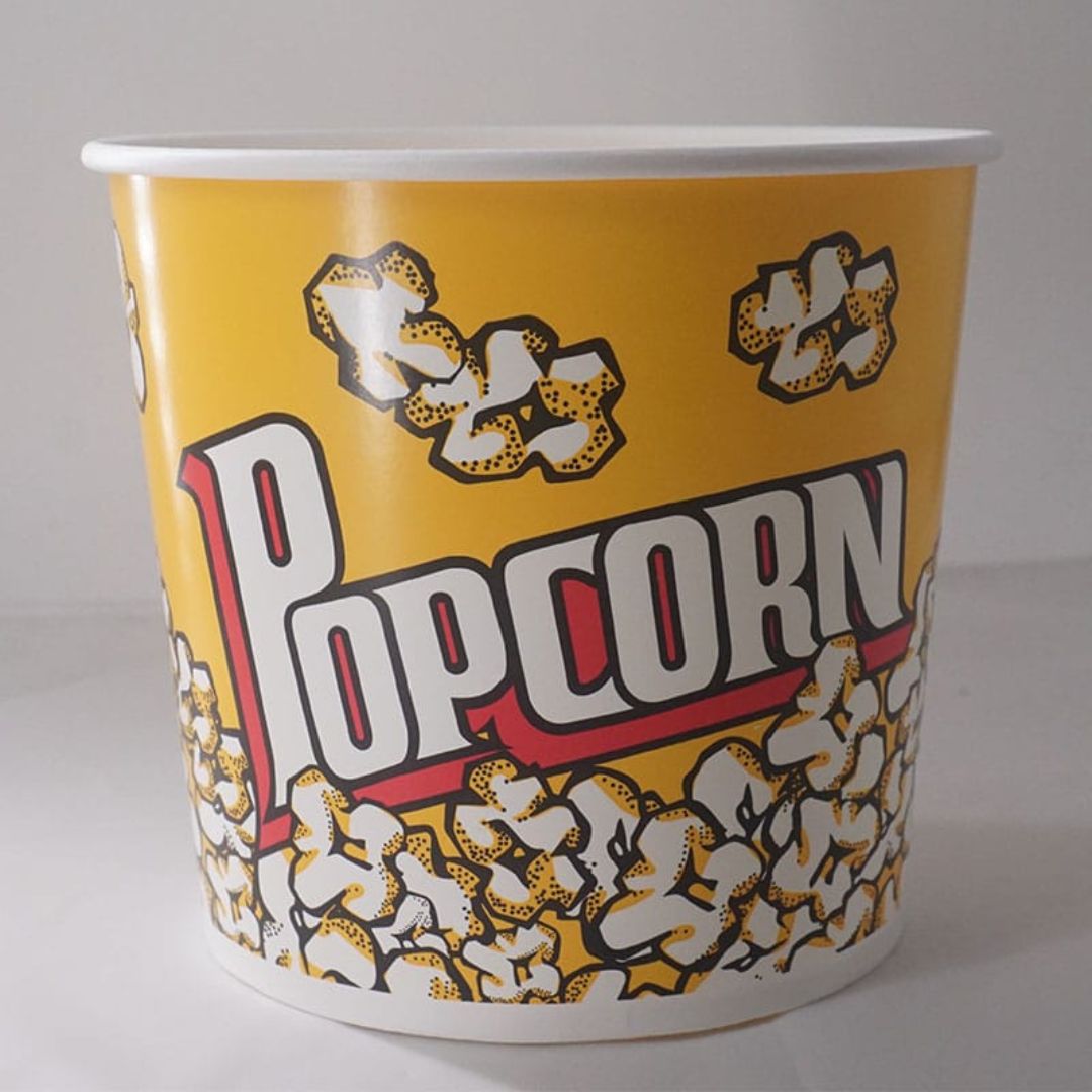 Yellow Popcorn Bucket