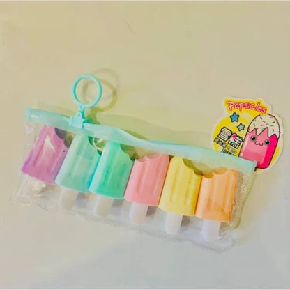 6pc Popsicle Highlighter
