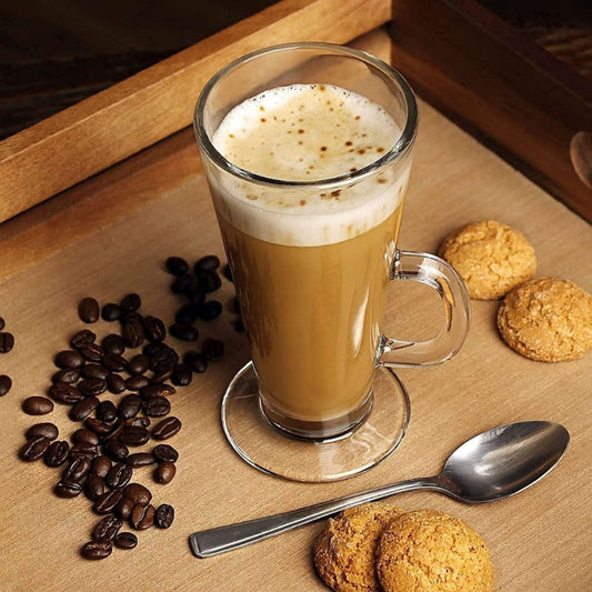 6pc Long Latte Cups 300ml