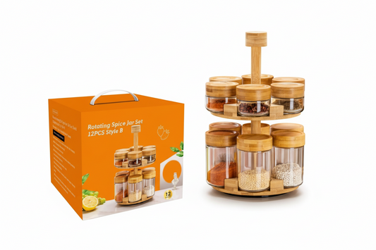 Rotating Spice Jar 12pc