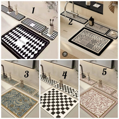 4pc Sink Mat