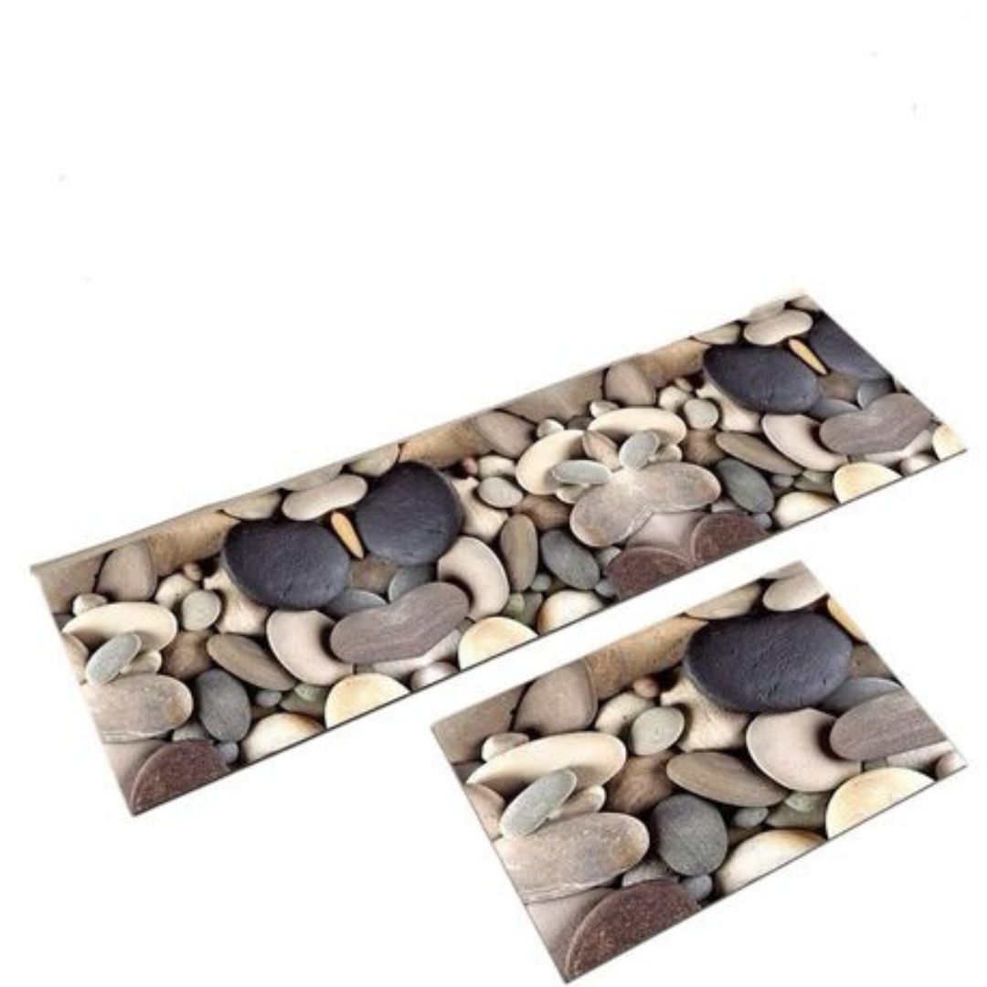 2pc Rubber Kitchen Mat