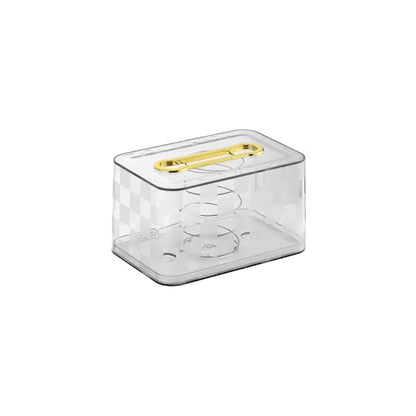 Acrylic Tissue Box With Spring 18x10cm