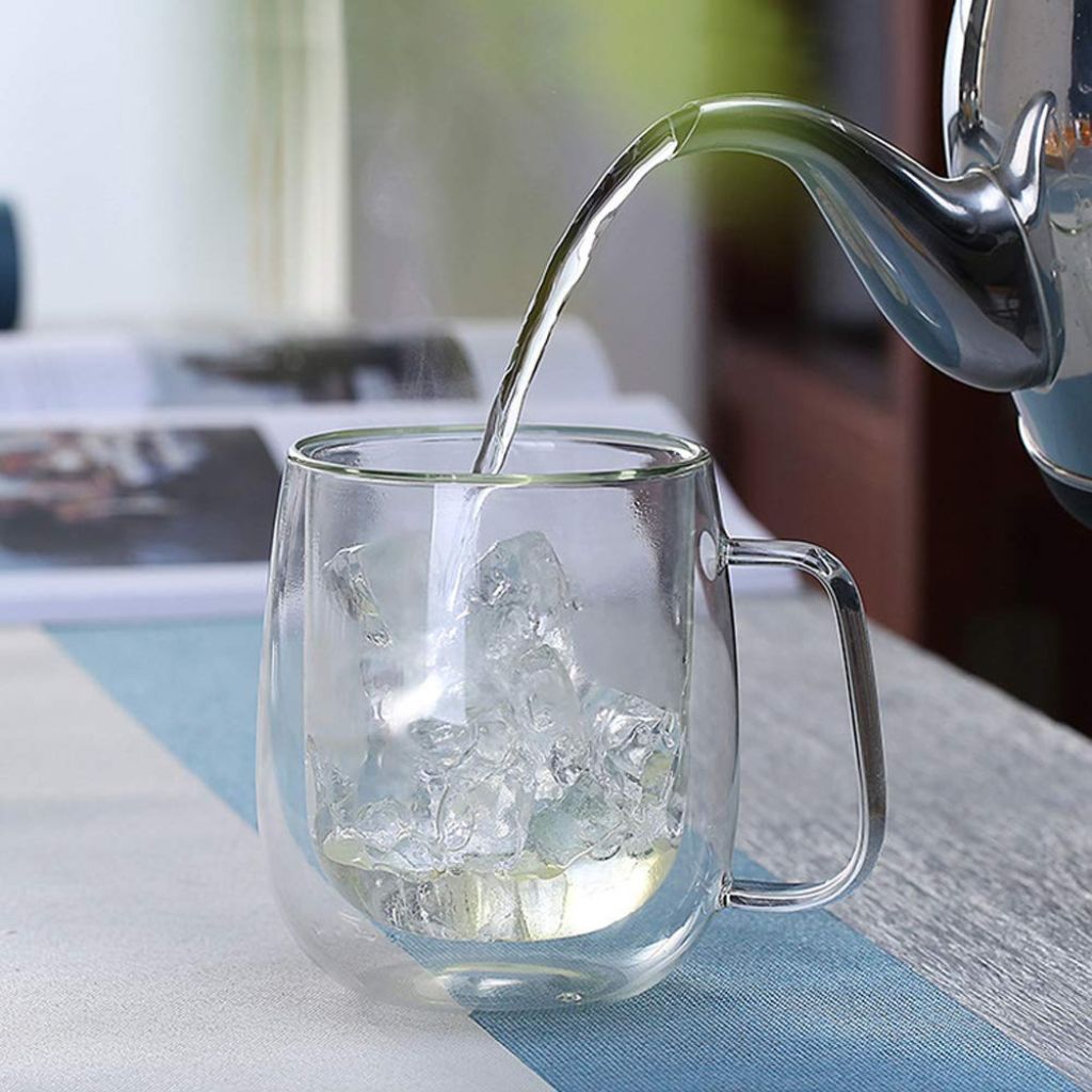 Double Walled Mug With Square Handle