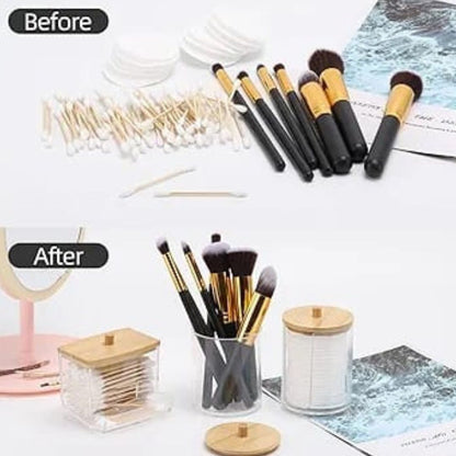 3pc Cotton Bud Holder Set