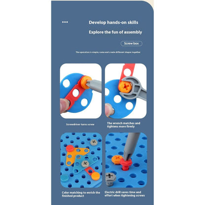 136pc Screwdriver Play Set