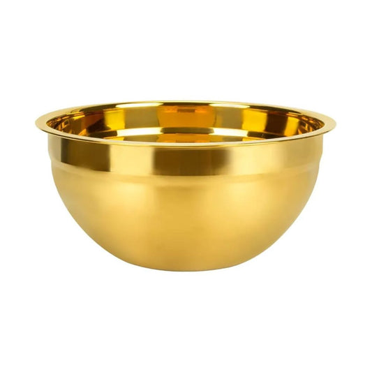 Stainless Steel Gold Mixing Bowl