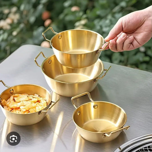 Stainless Steel Korean Dishing Bowl