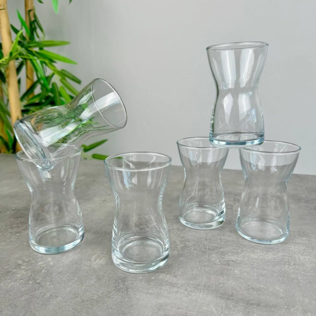 Pasabache Irmak 6pc Turkish Glasses