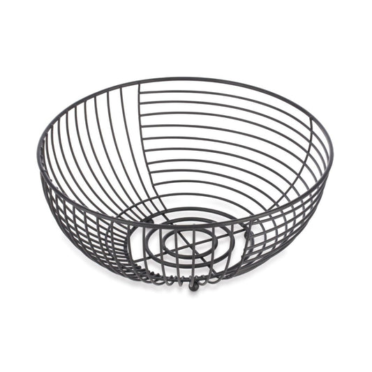 Metal Round Fruit Basket 28x22cm