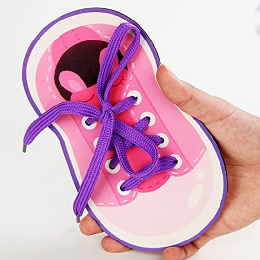 Wooden Shoe lace Puzzle (22. 5cm×18cm)