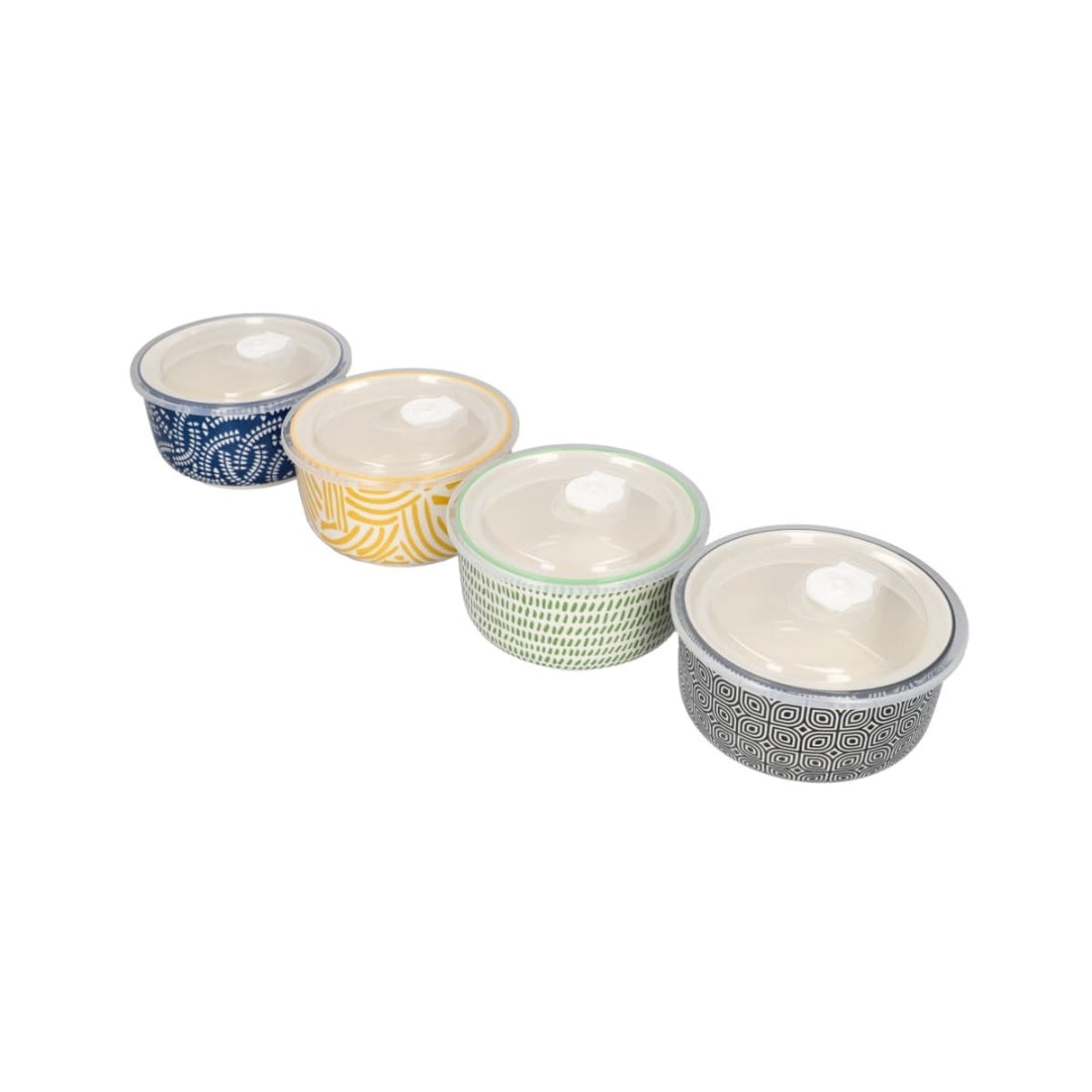 Danny Home Porcelain Bowl With Lid 14cm