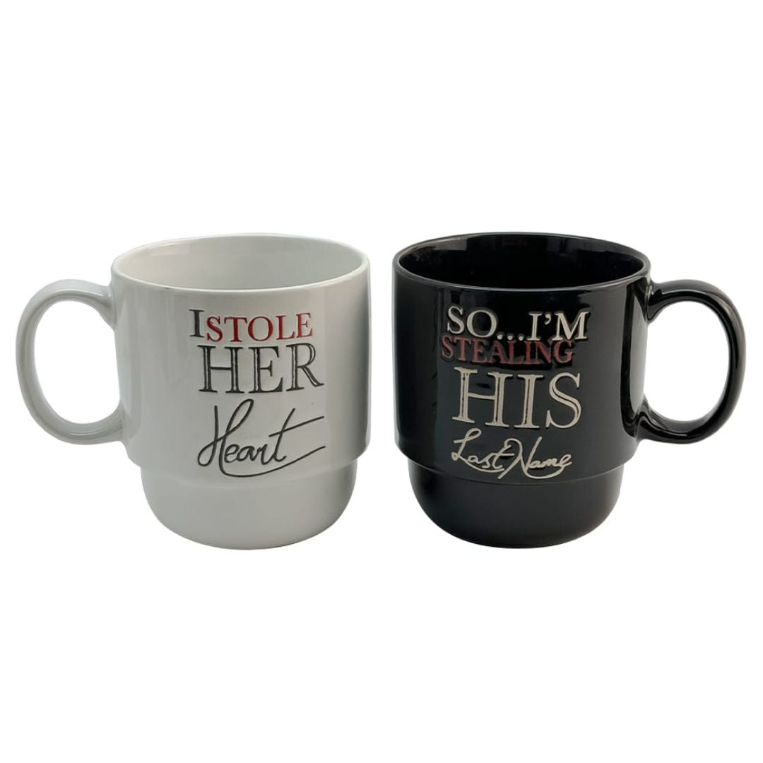 Danny Home 2pc Couple Mugs 500ml