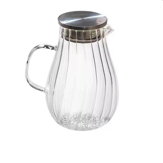Rippled Glass Teapot 1.8L