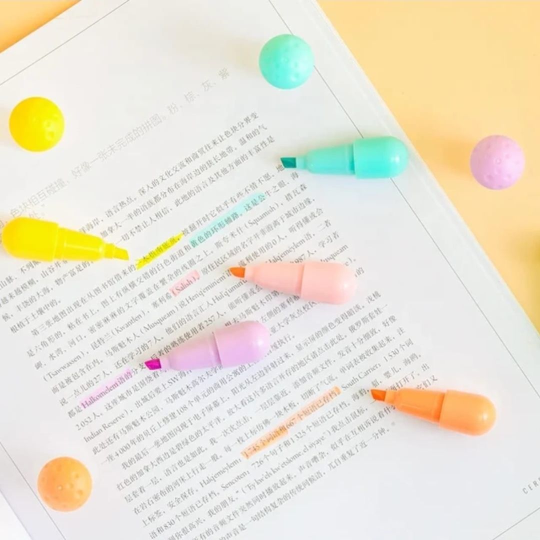 6pc Mushroom Highlighter