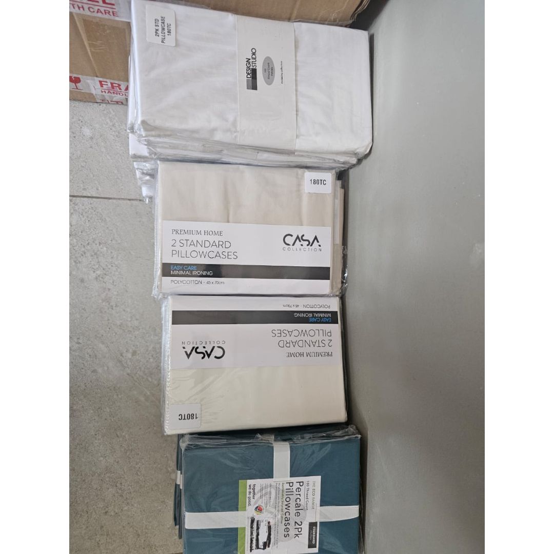 Pollycotton Percale Standard Pillowcases