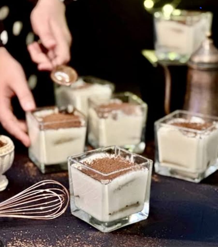 6pc Glass Square Dessert Bowl