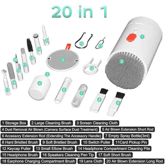 20 in 1 Cleaning Set