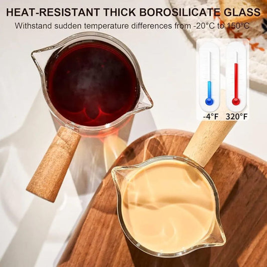 Borosilicate Mini Glass Measuring Jug 75ml