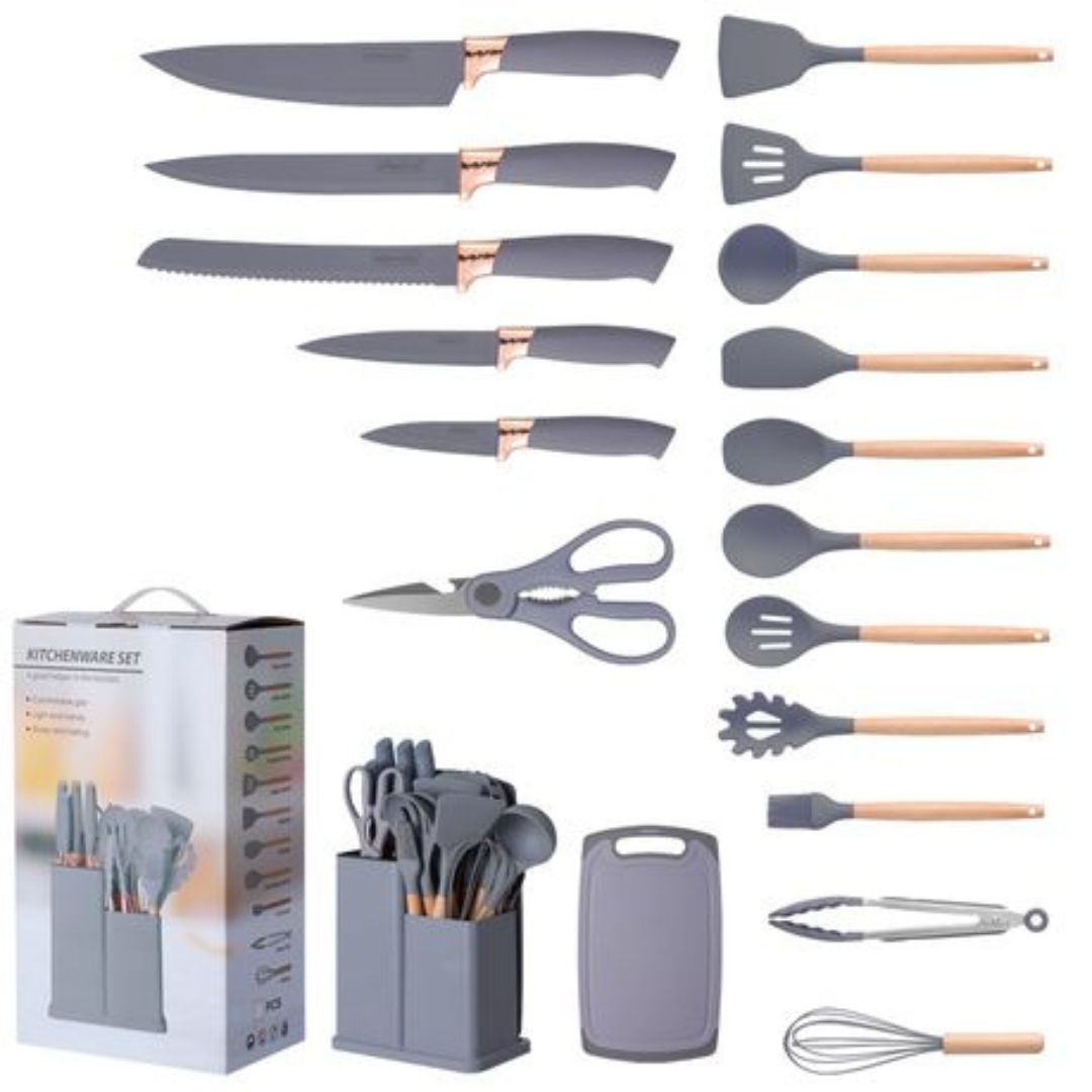 19pc Silicone Kitchen Set