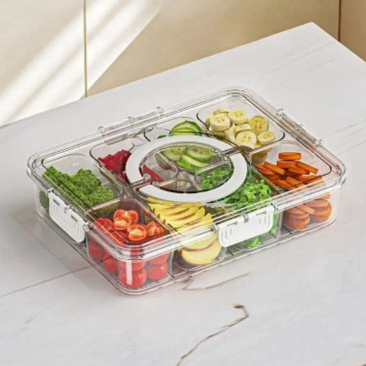 Divided 8 Slot With Clear Dividers