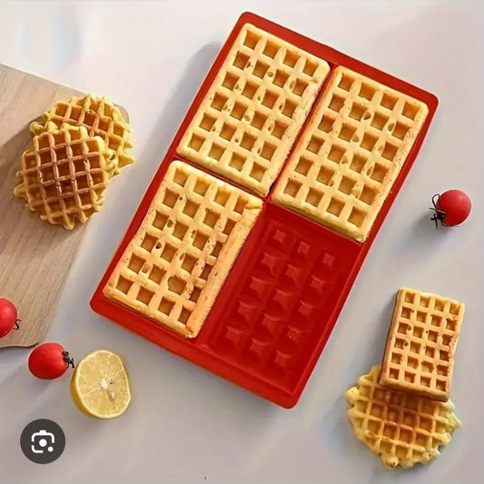 4 Slot Silicone Waffle Maker