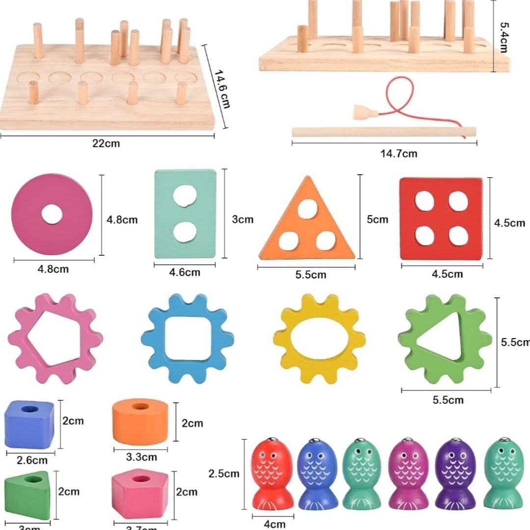 Danny Home 3 In 1 Fishing Set- Shapes