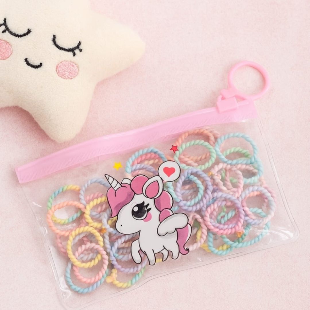 40pc Mini Kids Hair Band