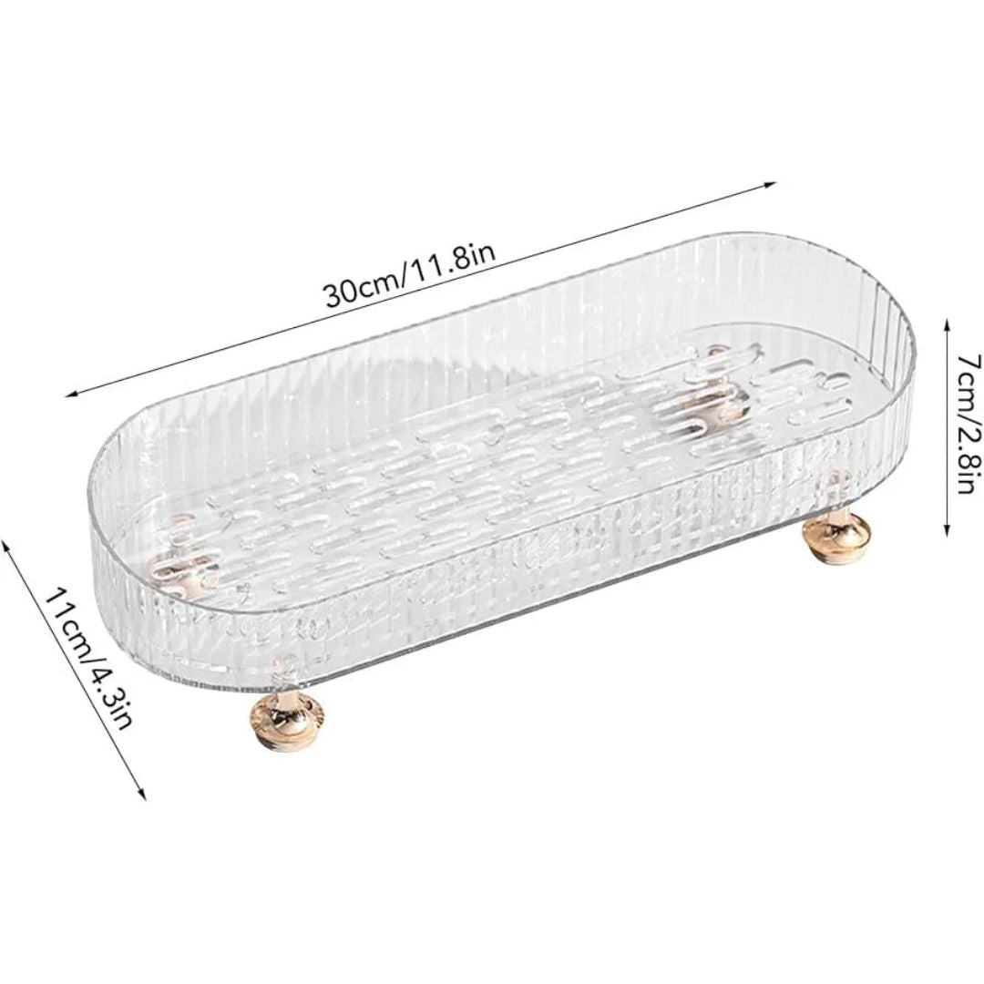 Acrylic Oval Organizer