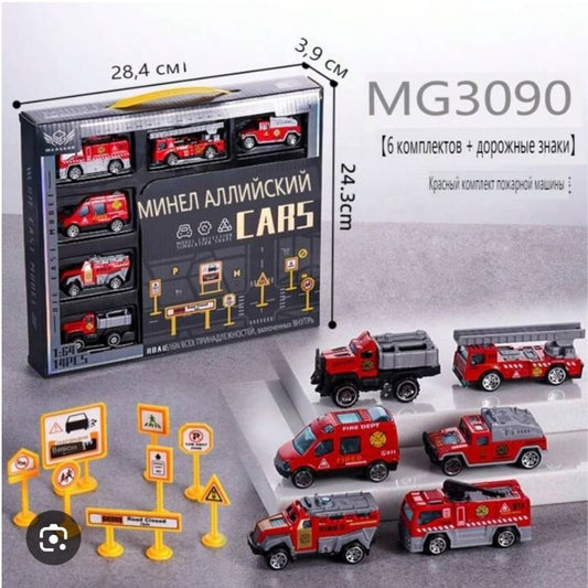13pc Die Cast Ally Car Set