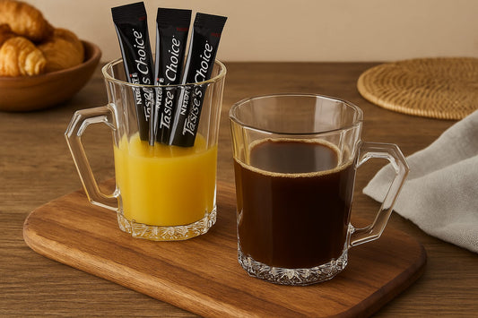 6pc Diamond Clear Glass Mug 180ml