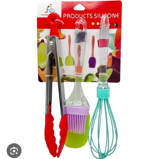 4pc Baking Utensils Silicone