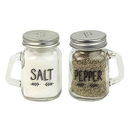 Danny Home 2pc Glass Salt And Pepper Shaker 120mlx2