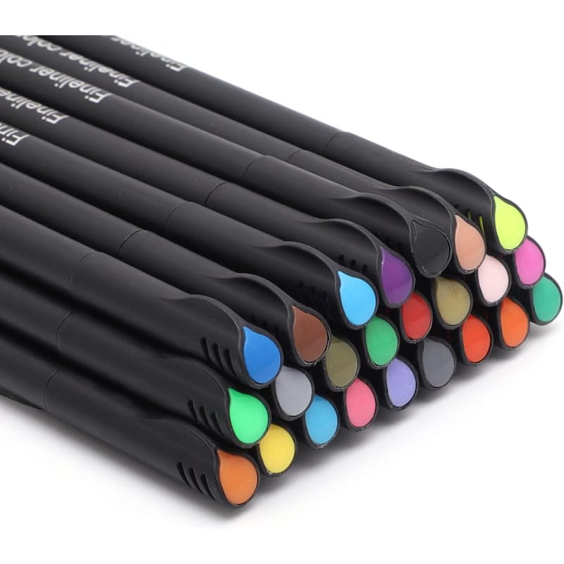 12pc Fineliner Colour Pen