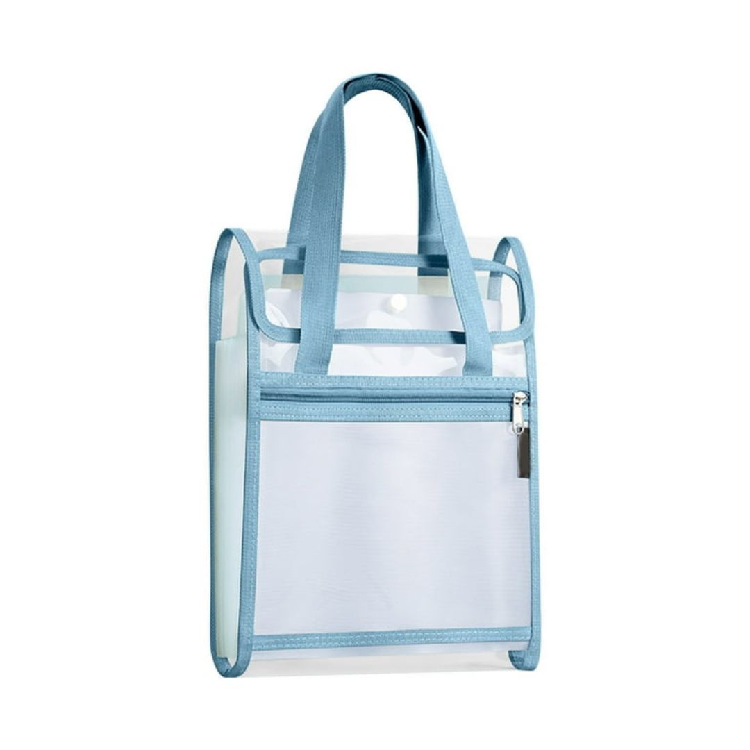Transparent Vertical Document Bag 26x34cm