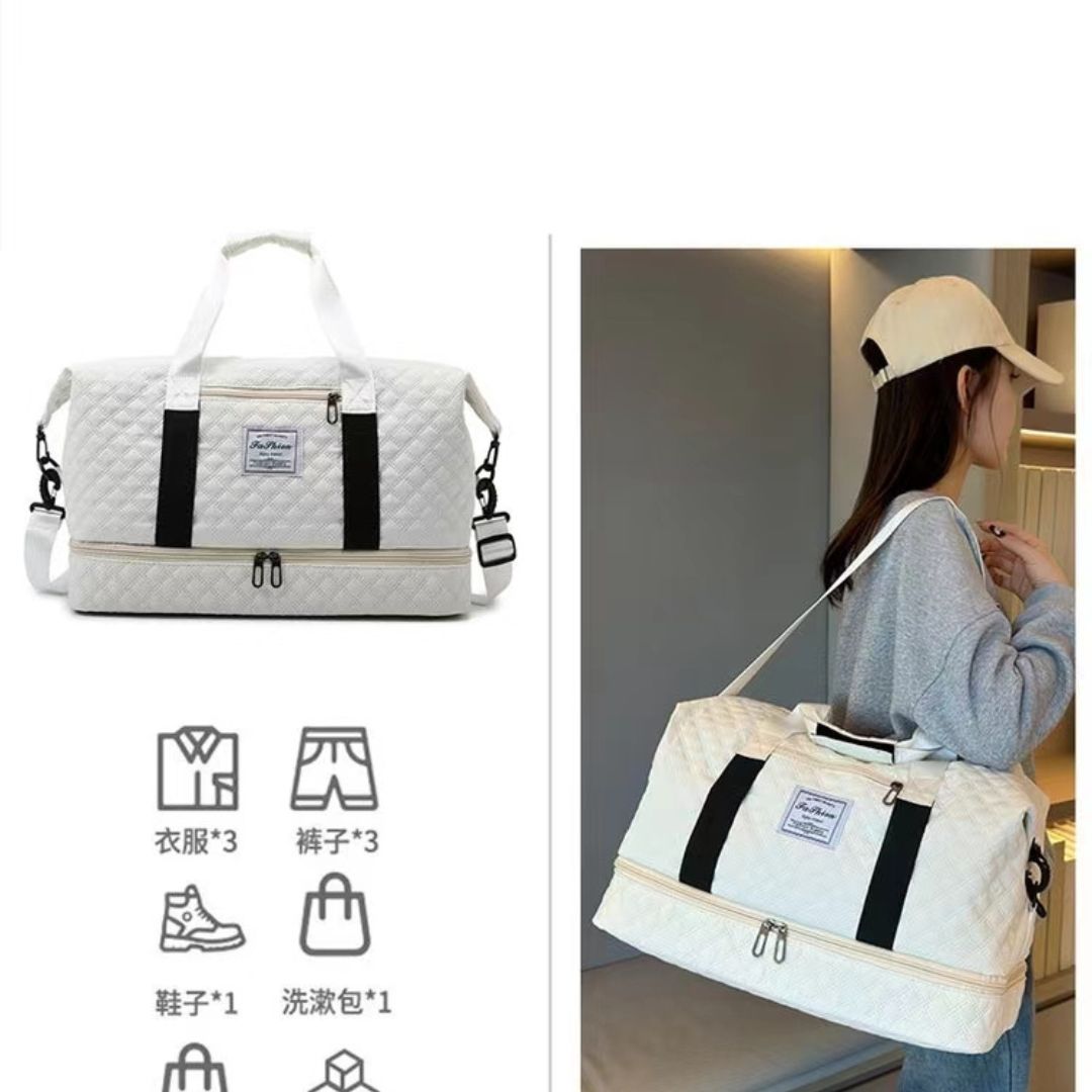 Large Stitched Duffle Bag