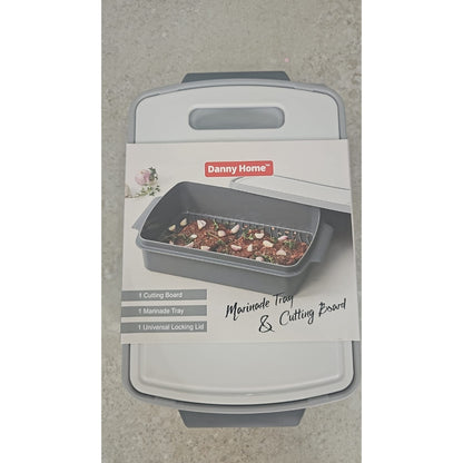 Danny Home Marinade Storage With Cutting Board