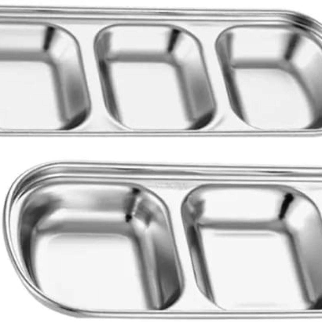 Stainless Steel Divided Condiment Holder