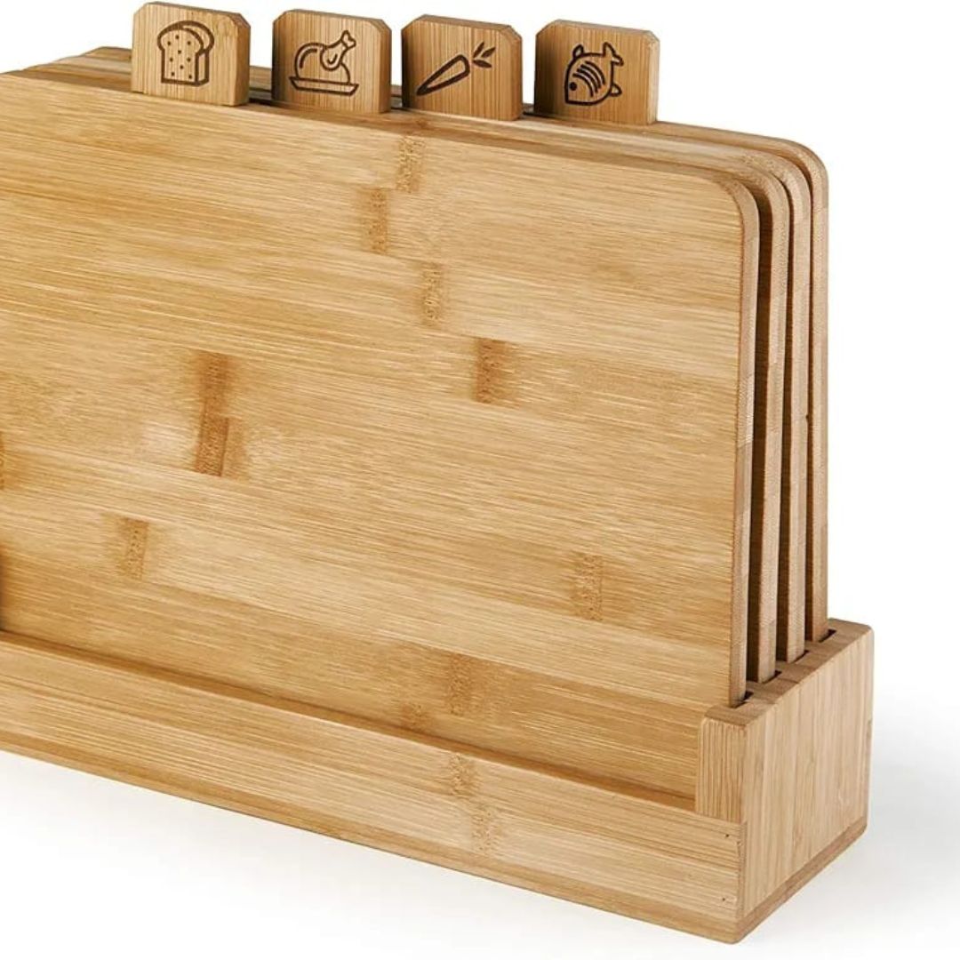 4pc Bamboo Chopping Board