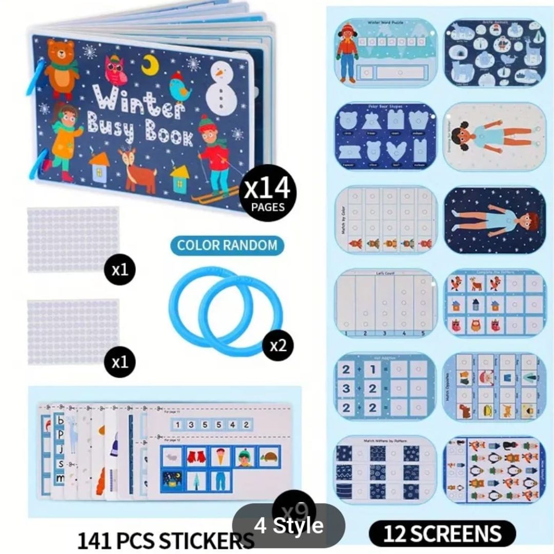 Kids Sensory Season Book