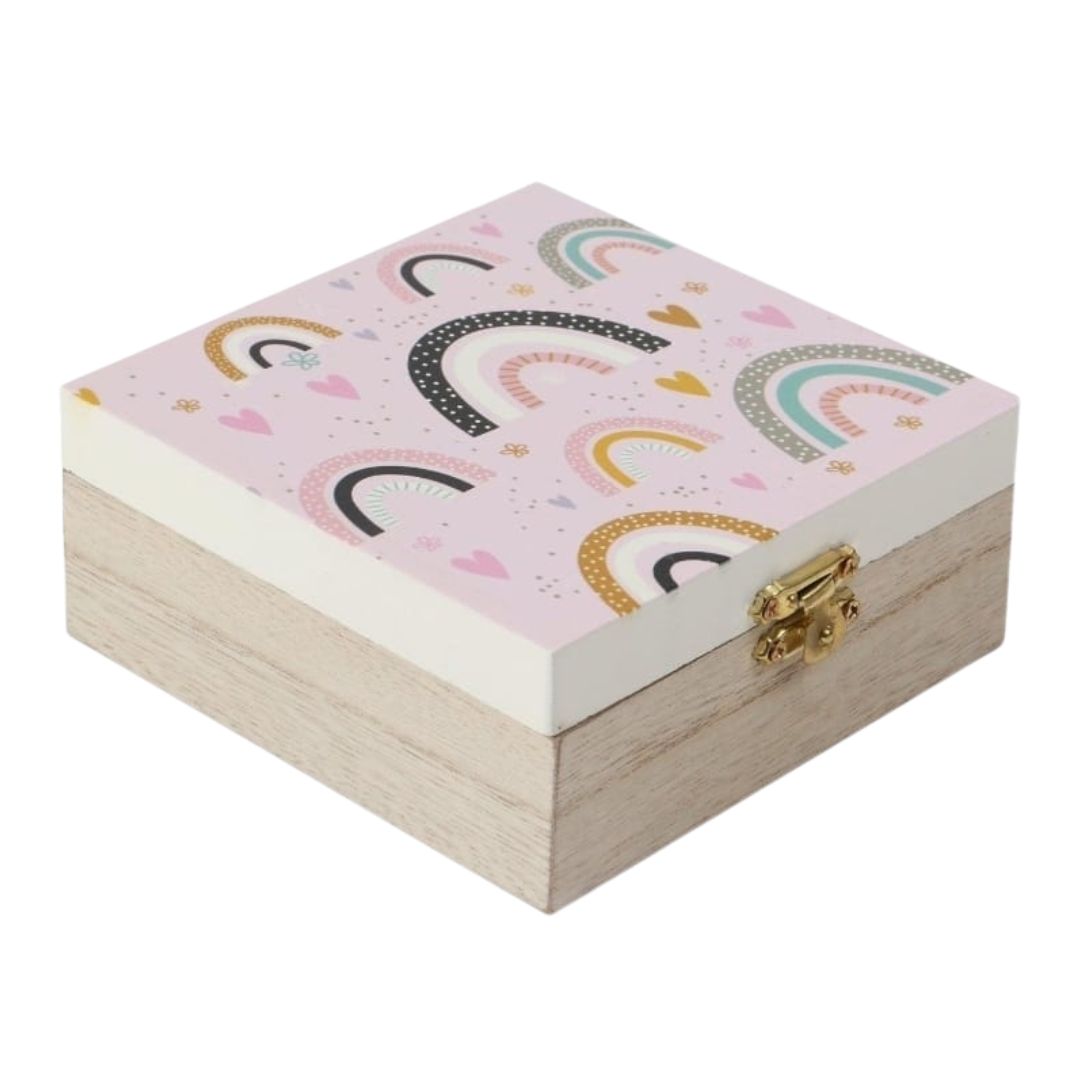 Rainbow wooden Box