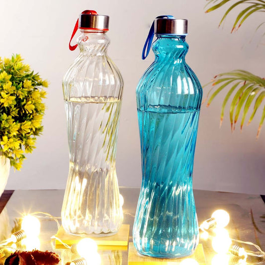 Danny Home Glass Textured Bottle 500ml