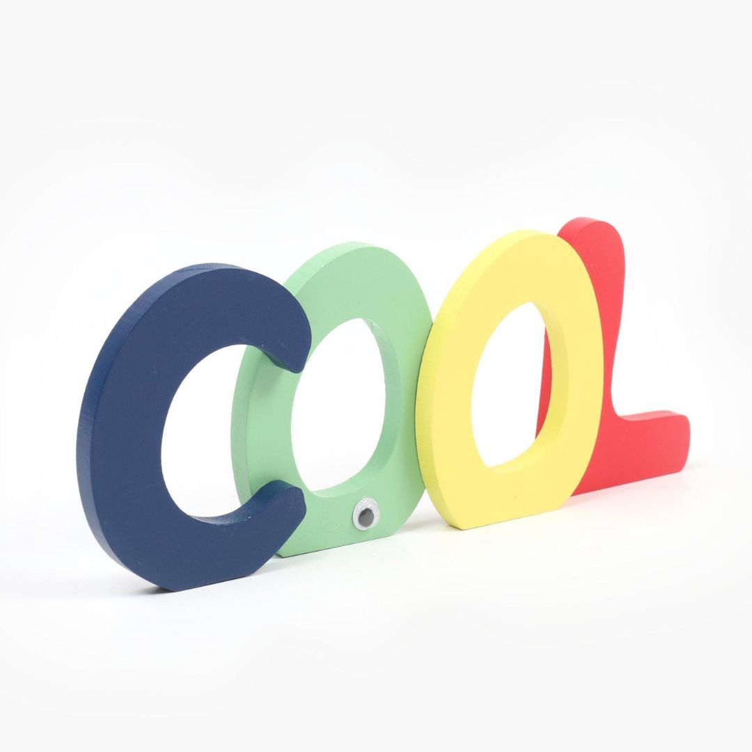 Kids Wooden Cool Sign