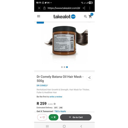 Batana Hair Mask 500g